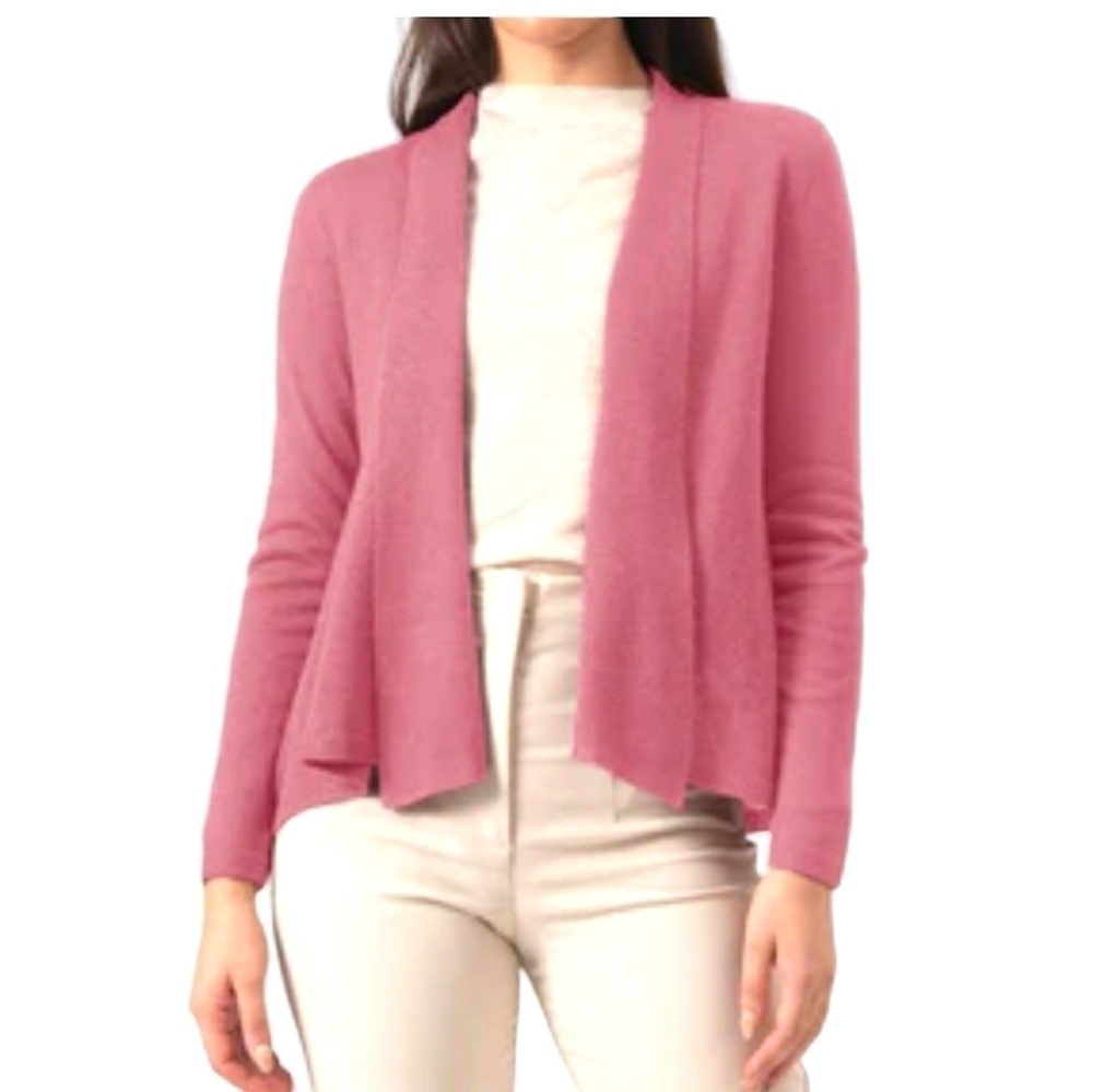 Nwt J. JILL Sweater Cardigan Open Cardigan Azalea, Size S